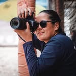 Lumy fotografando