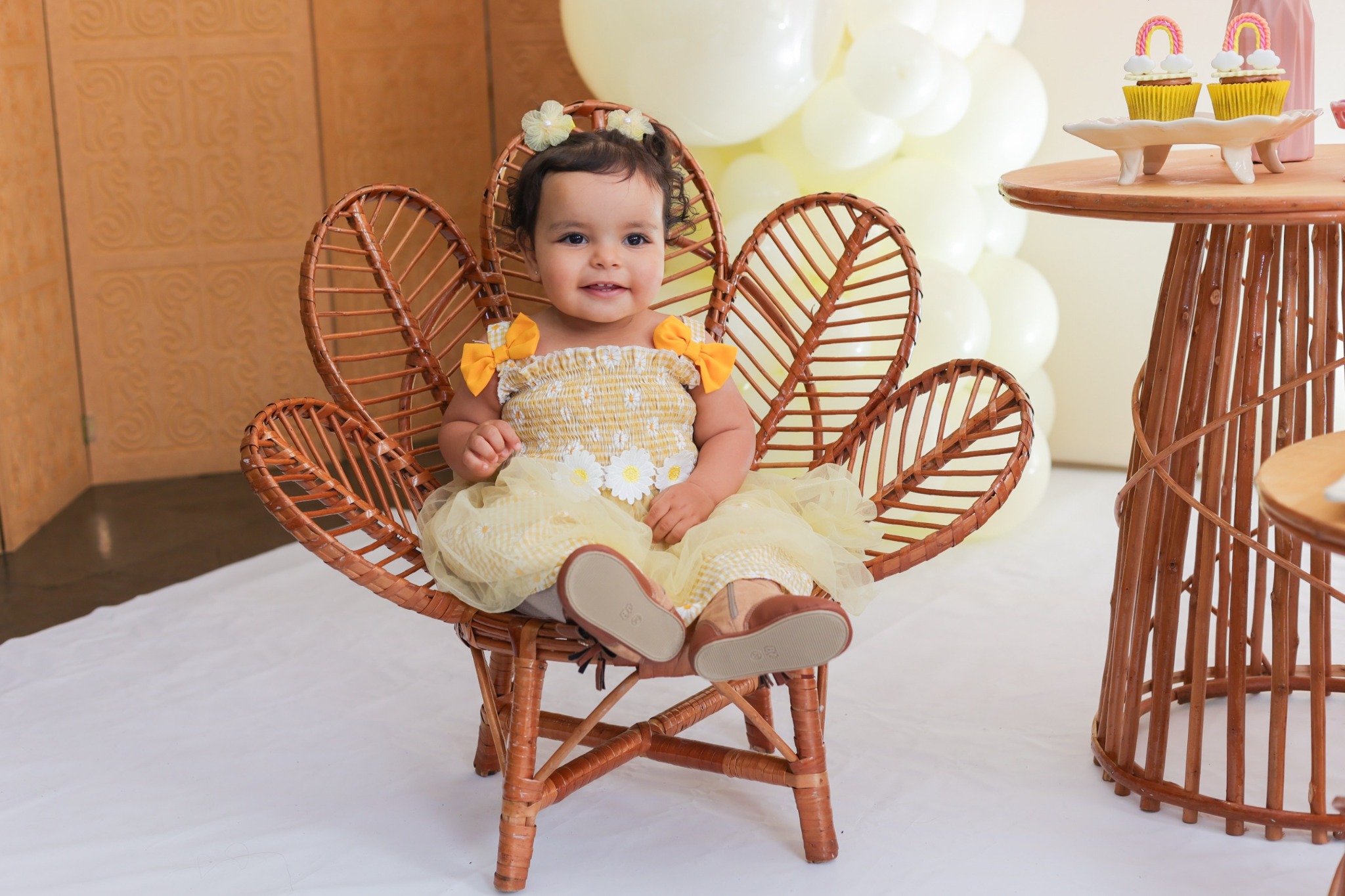 Bebê em uma festa infantil